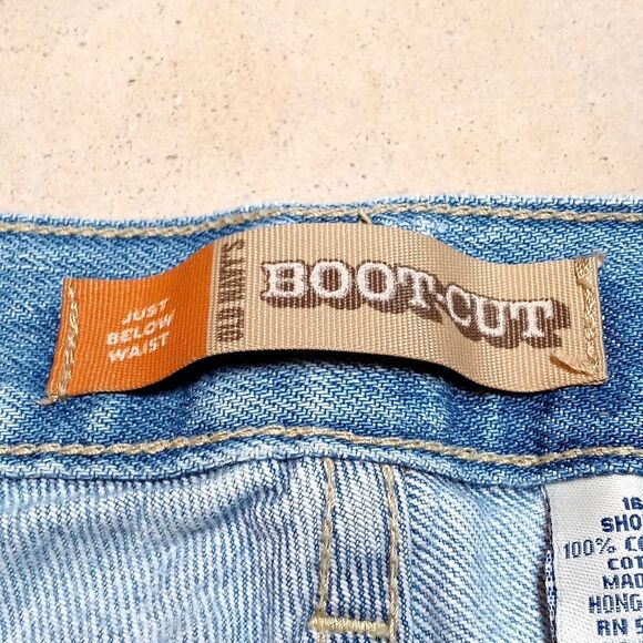 Old Navy Y2K Jeans Women's 16 Short Denim Curvy Bootcut Just Below Waist - Picture 6 of 10